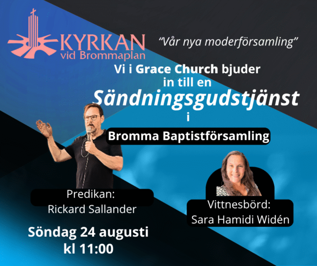 Sändningsgudstjänst i Bromma Baptistförsamling