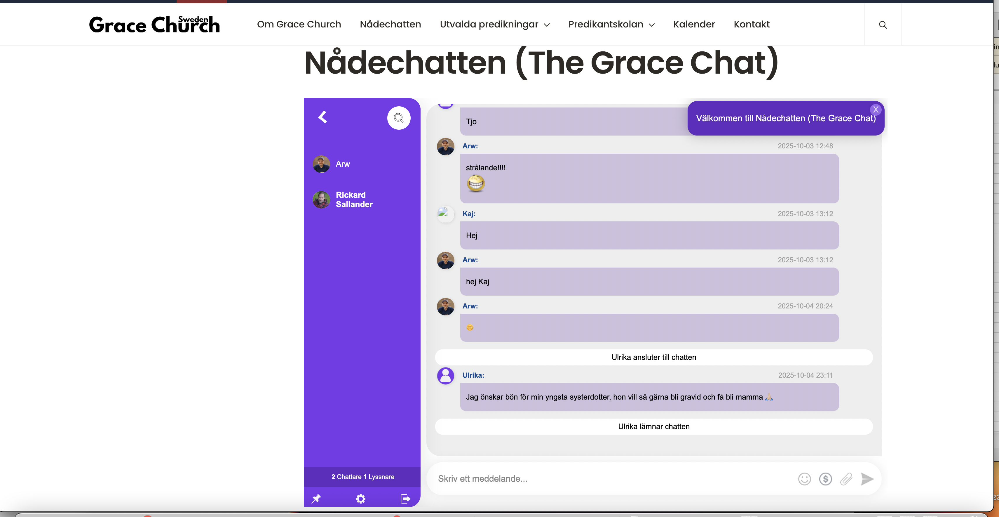 Kan detta bli sista månaden för vår nådechatt?